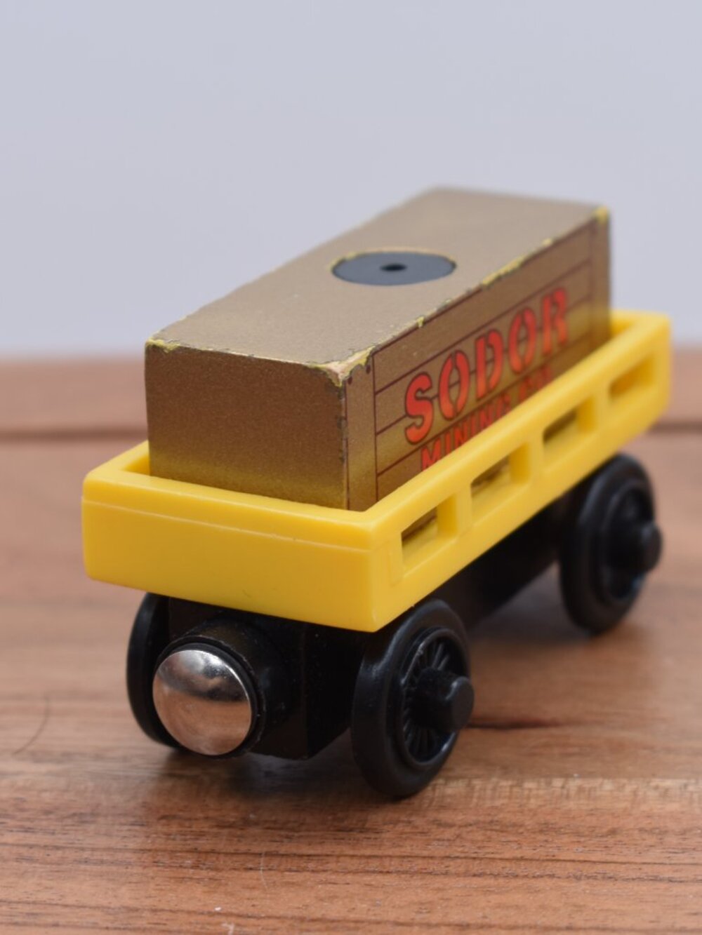 Sodor Cargo Co.Cargo Thomas Train Wooden Blue Cargo Car & Magnetic Vintage 2003 - Picture 6 of 7